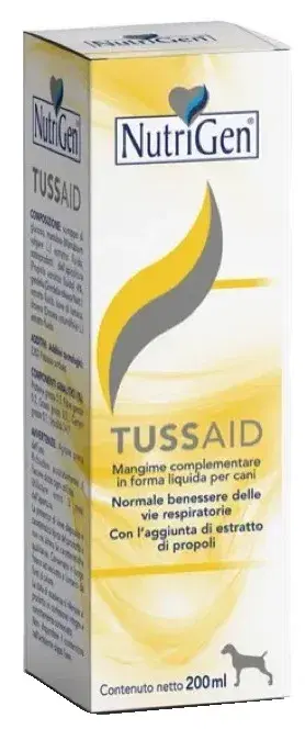 Nutrigen Tussaid Sciroppo Mangime Complementare Per Vie Respiratorie Cani 200ml
