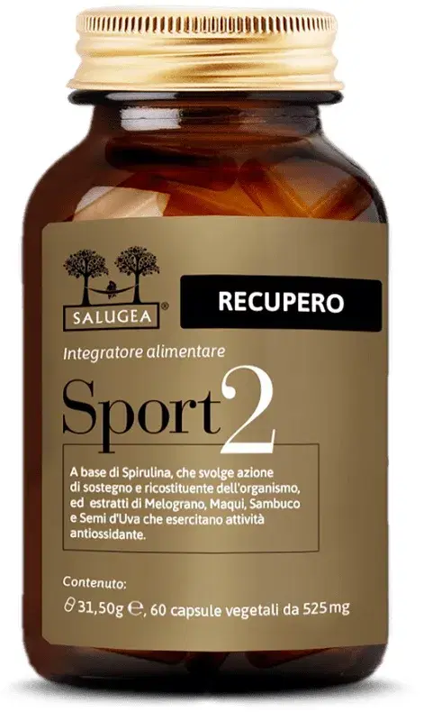 Salugea Sport2 Recupero Integratore Alimentare 60 Capsule