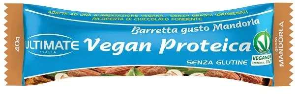 Ultimate Italia Barretta Vegan Proteica Mandorla 40 g