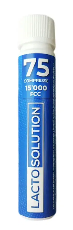 Lactosolution 15000 Integratore Enzimatico 75 compresse