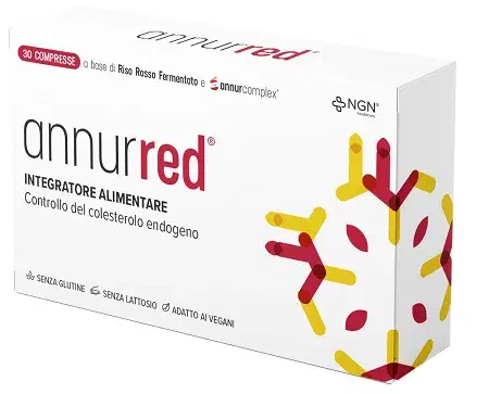 AnnurRED Integratore Per il Colesterolo 30 Compresse