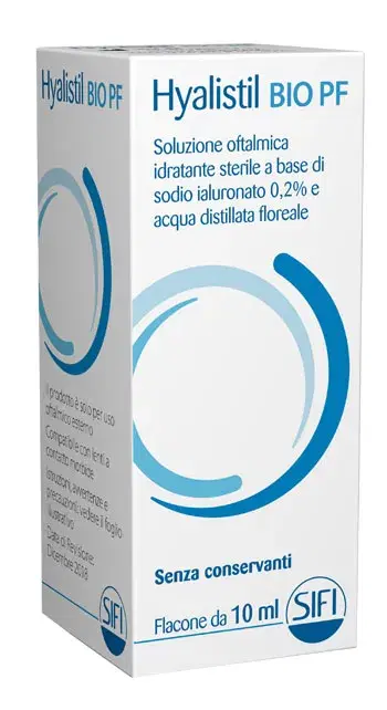 Hyalistil Bio PF Collirio Idratante, Lubrificante e Anti Secchezza 10 ml