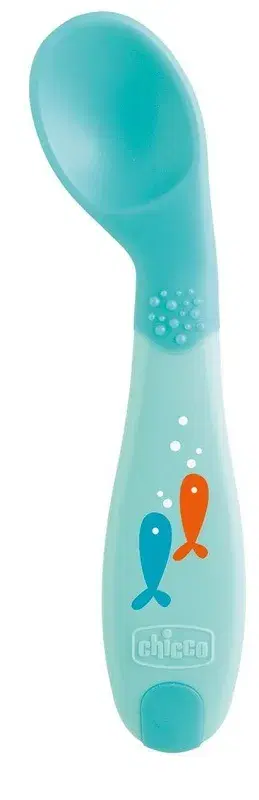 Chicco Cucchiaio Angolato Azzurro 1 Pezzo