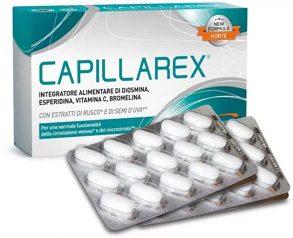 Capillarex Integratore per la Salute dei Capillari 1100mg Confezione da 30 Compresse