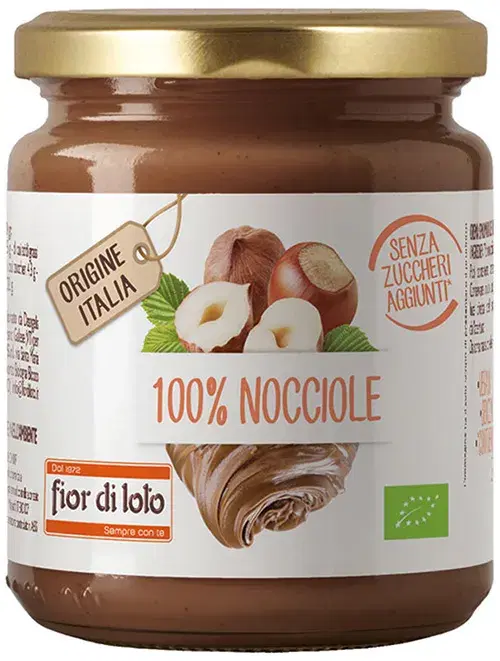Crema 100% Nocciole Tostate per Uso Alimentare