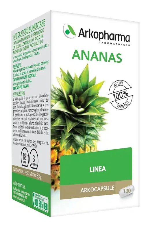 Arkocapsule Ananas Integratore 130 Capsule