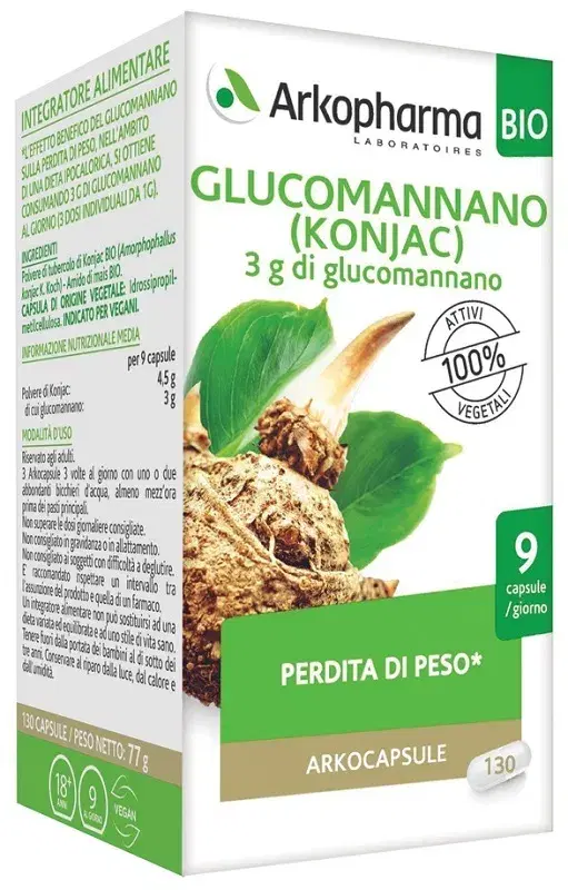 Arkofarm Arko Capsule Glucomannano 130 Capsule