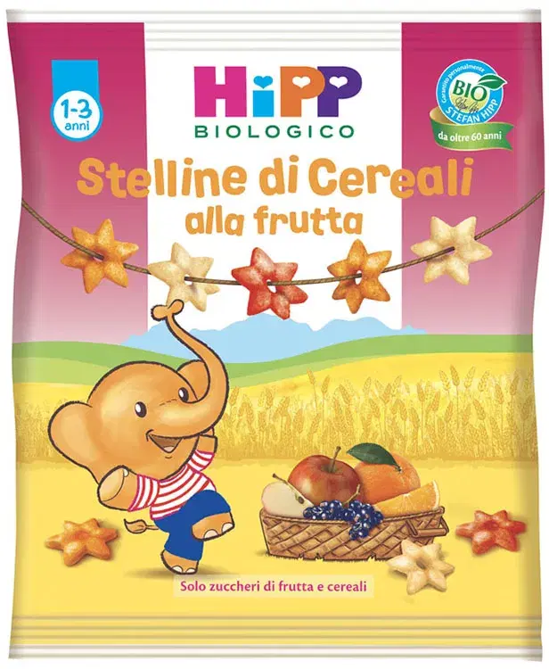 Hipp Stelline Cerali Frutta 30g