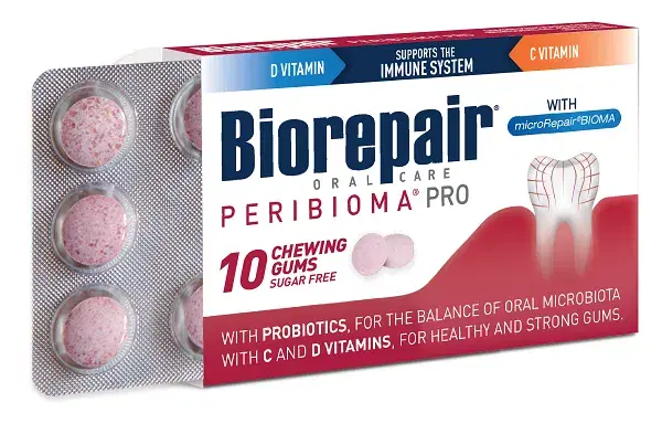 Biorepair Peribioma Gomme Masticabili 10 Compresse Da 1,2 G