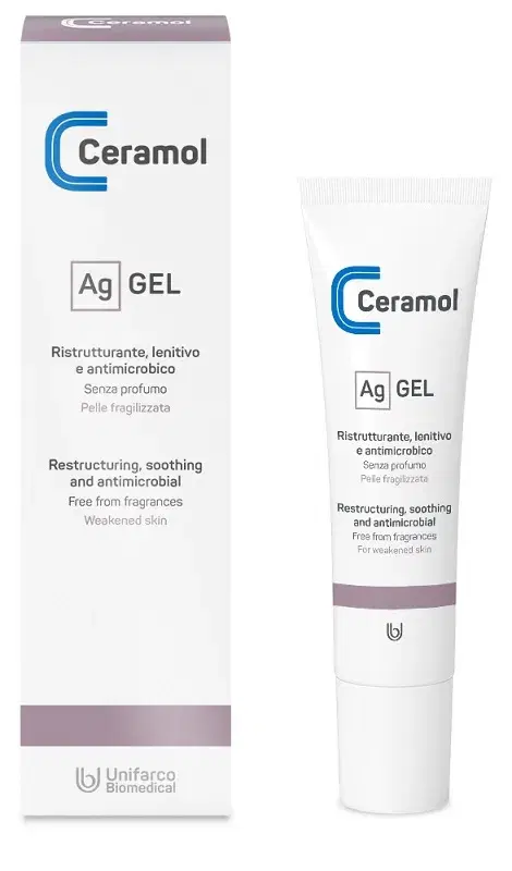 Ceramol Ag Gel Ristrutturante Lenitivo e Antimicrobico 30 ml