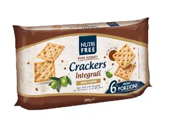 Nutrifree Crackers Integrali Senza Glutine 6 Pezzi