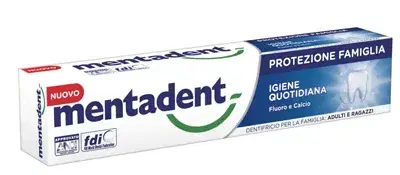 Mentadent Protezione Famiglia Igiene Quotidiana Dentifricio 75 ml