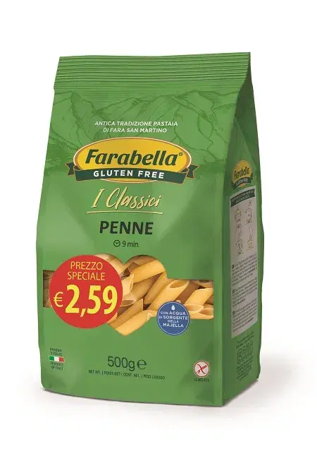 Farabella Penne Rigate Senza Glutine in Offerta Promozionale