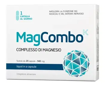Magcombo Integratore Per Funzione Muscolare E Sistema Nervoso 20 Capsule