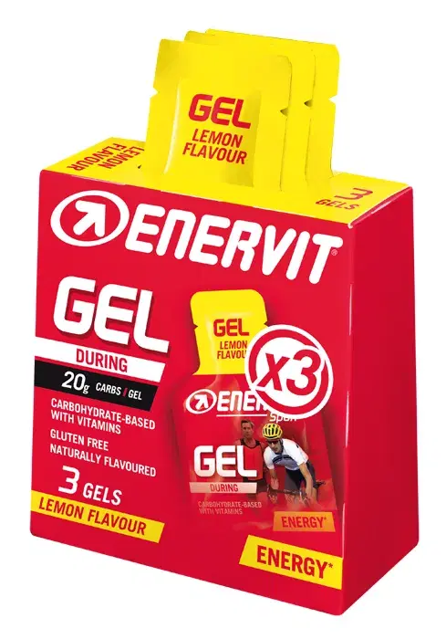 Enervit Sport Gel a Base di Carboidrati e Vitamine Gusto Limone 75 ml