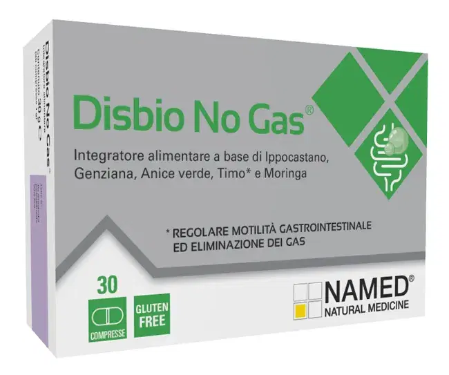Named Disbio No Gas Integrayore per la Regolarità Gastrointestinale 30 Compresse