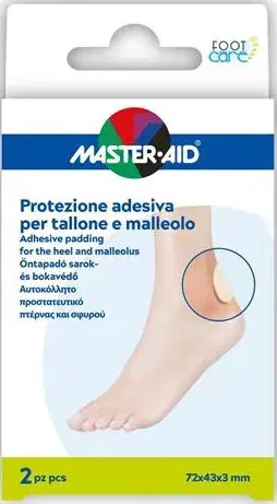 Master-Aid Foot Care Protezione Tallone Malleolo 2 Pezzi