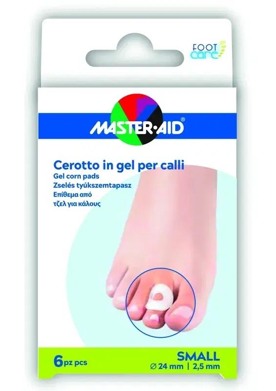 Master-aid Foot Care Cerotto Gel Calli Piedi Taglia S 6 Pezzi