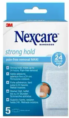 Nexcare Strong Cerotti Maxi per Protezione Extra 5 Pezzi