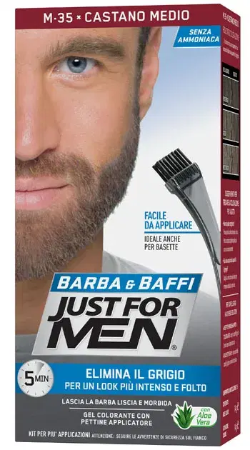 Just For Men Barba&Baffi M35 Castano Medio 51g