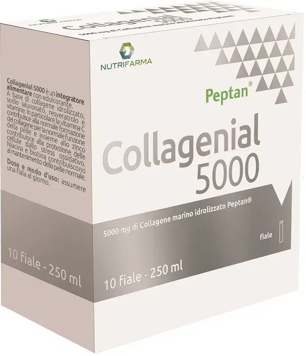 Collagenial 5000 Integratore Con Collagene Liquido 10 Fiale Da 25ml
