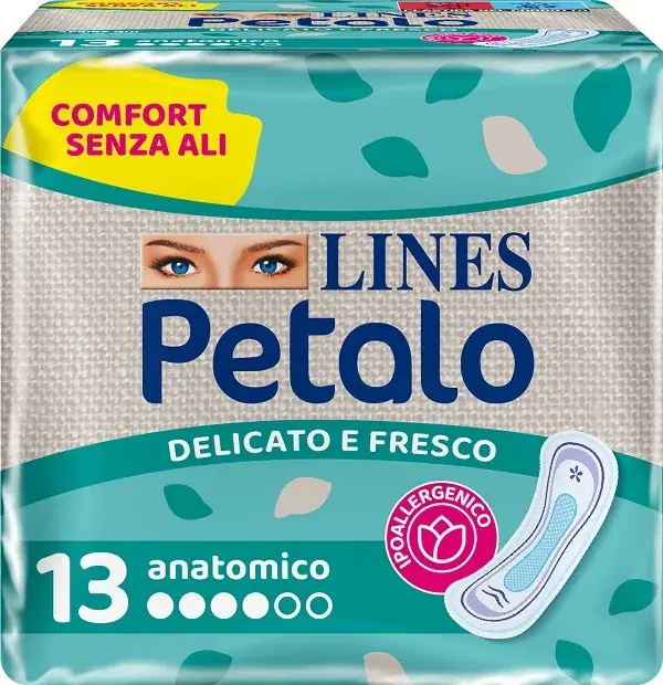 Lines Petalo Blu Anatomico 13 Pezzi