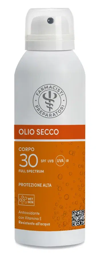 Unifarco Olio Secco Spf30 Corpo E Capelli Wet Skin Protezione Alta 150 ml