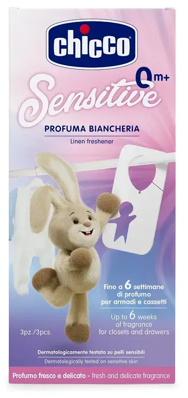 Chicco Sensitive Profumatore Per Armadi E Cassetti 3 Pezzi