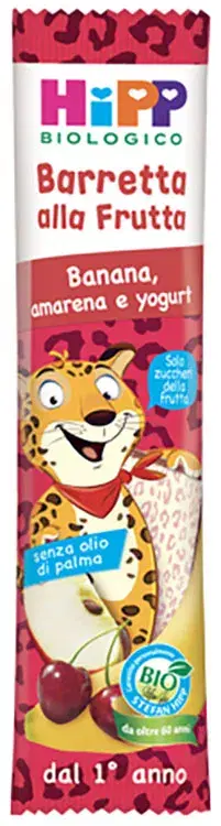 HiPP Barretta alla Frutta Banana, Amarena e Yogurt 23 gr