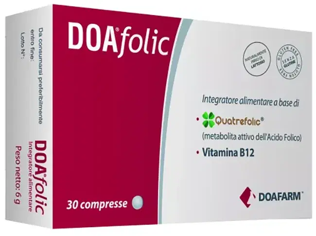 Doafolic Compresse 30 Pezzi Integratore con Acido Folico