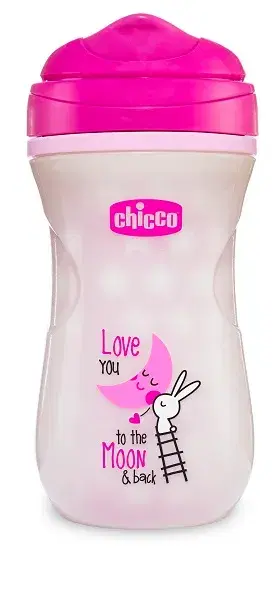 Chicco Tazza Glowling 14 Mesi+ Rosa 150ml