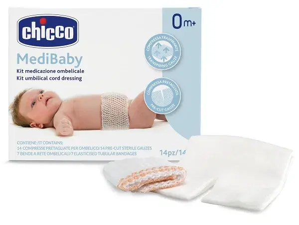 Chicco Kit Medicazione Ombelicale 0m+ 14 Pezzi