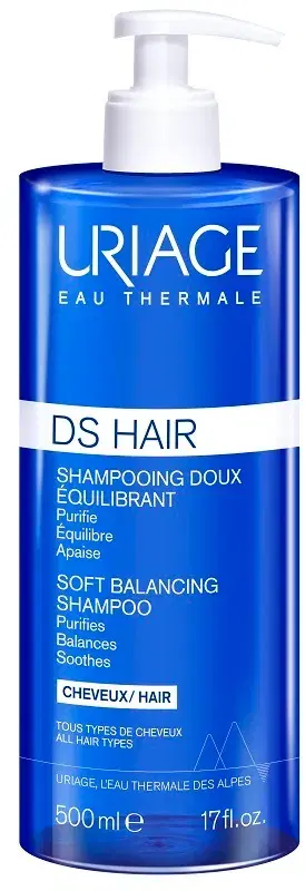 Uriage Ds Hair Shampoo Delicato Riequilibrante Purificante e Lenitivo 500 ml