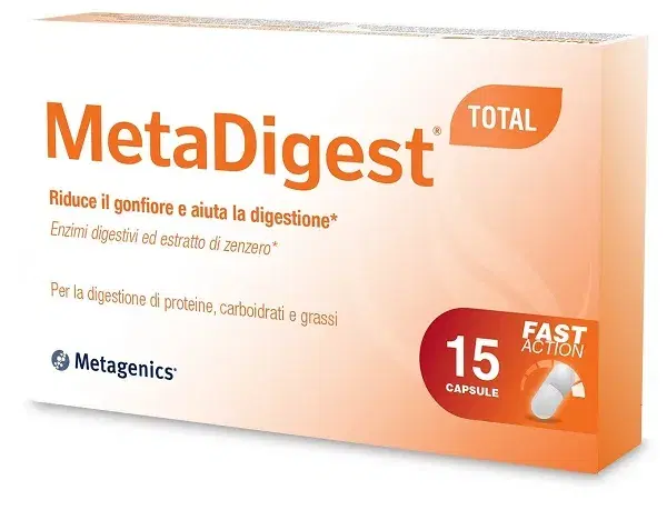 Metadigest Total Integratore Per La Digestione 15 Compresse