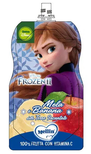 Mellin Pouch Merenda Disney Mela Banana 110g