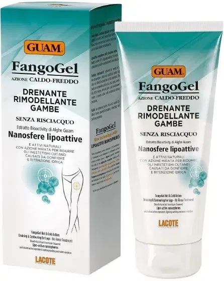Guam Fangogel Drenante Rimodellante Gambe Senza Risciacquo 200 ml