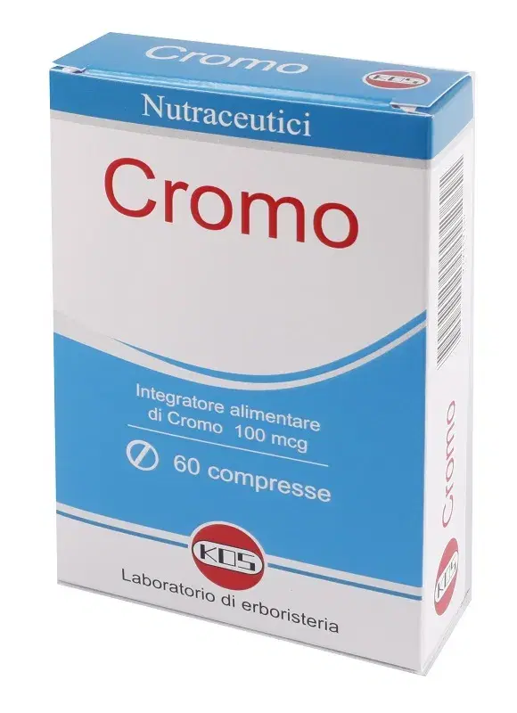 Cromo Integratore per Controllo Glicemico 60 Compresse Kos