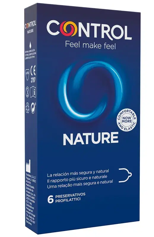 Control Profilattico Nature 2,0 Preservativi in Lattice Naturale 6 Pezzi