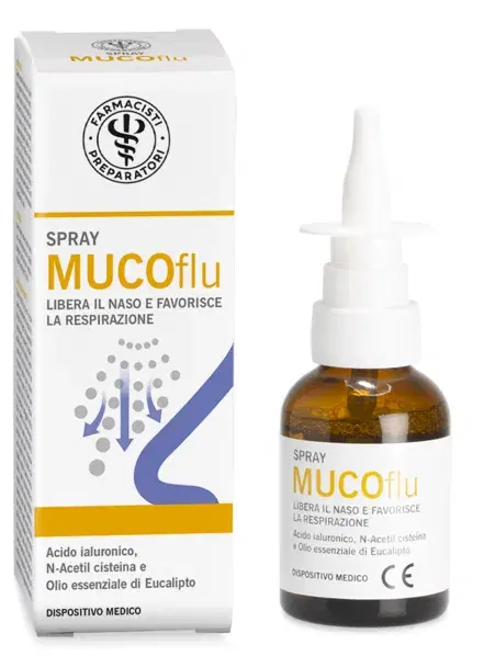 Unifarco Mucoflu Spray Nasale che Favorisce la Respirazione 30 ml