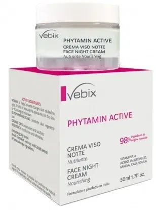 Vebix Phytamin Crema Viso Nutriente Notte Vaso 50 ml