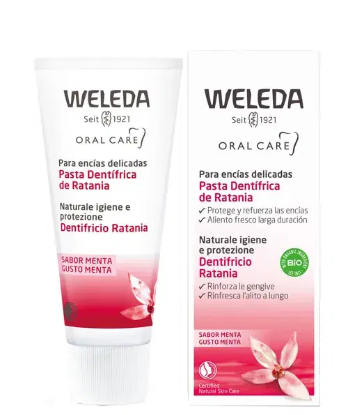 Weleda Ratania Pasta Dentifricia Gusto Menta 75 ml