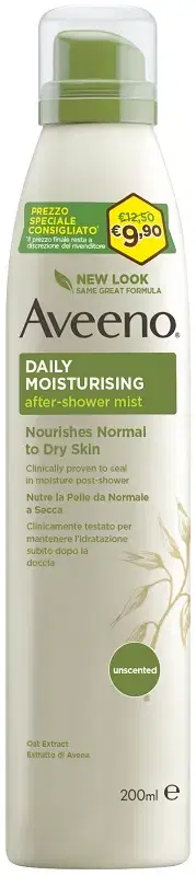 Aveeno Spray Dopo Doccia Idratante a Rapido Assorbimento 200 ml