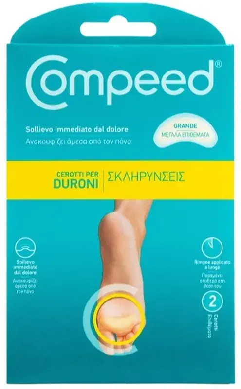 Compeed Cerotti per Duroni Grande 2 Pezzi