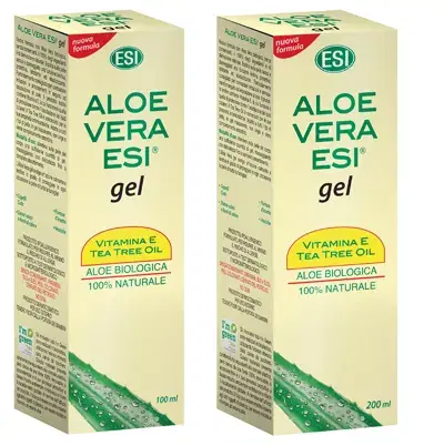 Esi Aloe Vera Esi Gel Vitamina E Tea Tree Oil per Pelle Secca e Irritata 100 ml