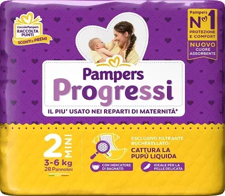 PAMPERS PROGRESSI MINI 30PZ