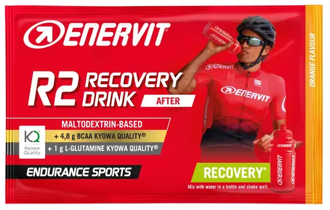 Enervit R2 Recovery Drink Integratore Per Sportivi Gusto Arancia Bustina da 50 g