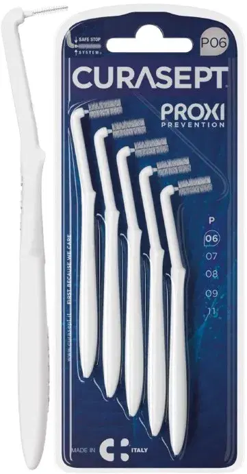 Curasept Proxi Angle Prevention P06 ISO 0 Scovolino Bianco 5 Pezzi
