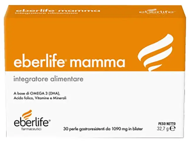 Eberlife Mamma Integratore per Donne in Gravidanza 30 Compresse Molli