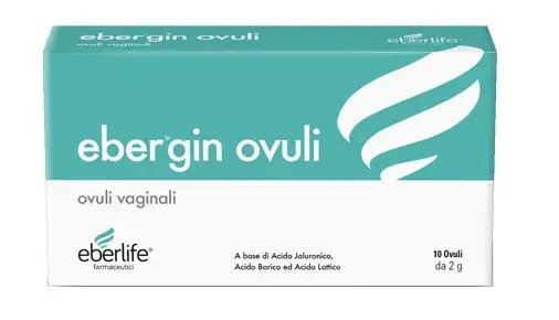 Ebergine Ovuli Vaginali in Confezione da 10 Pezzi