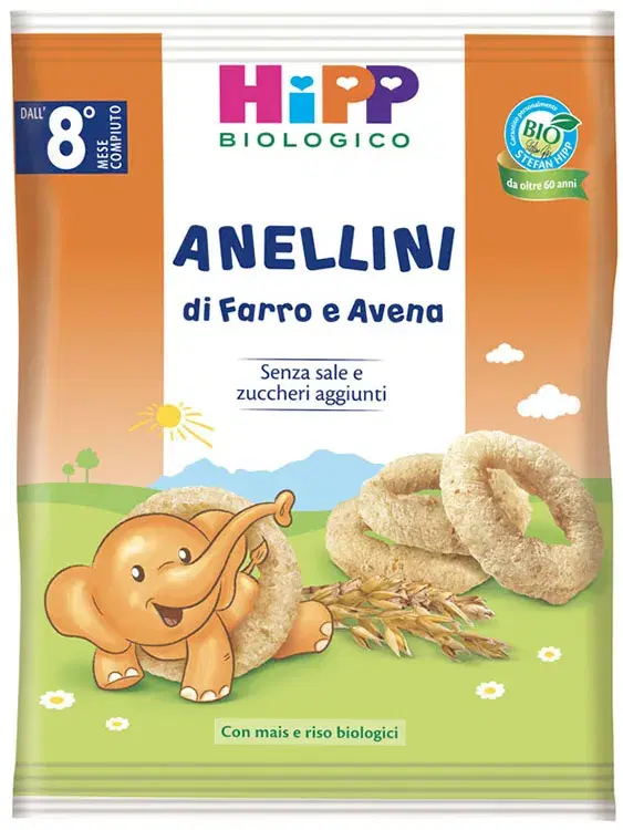 Hipp Bio Anellini Farro E Avena 30g